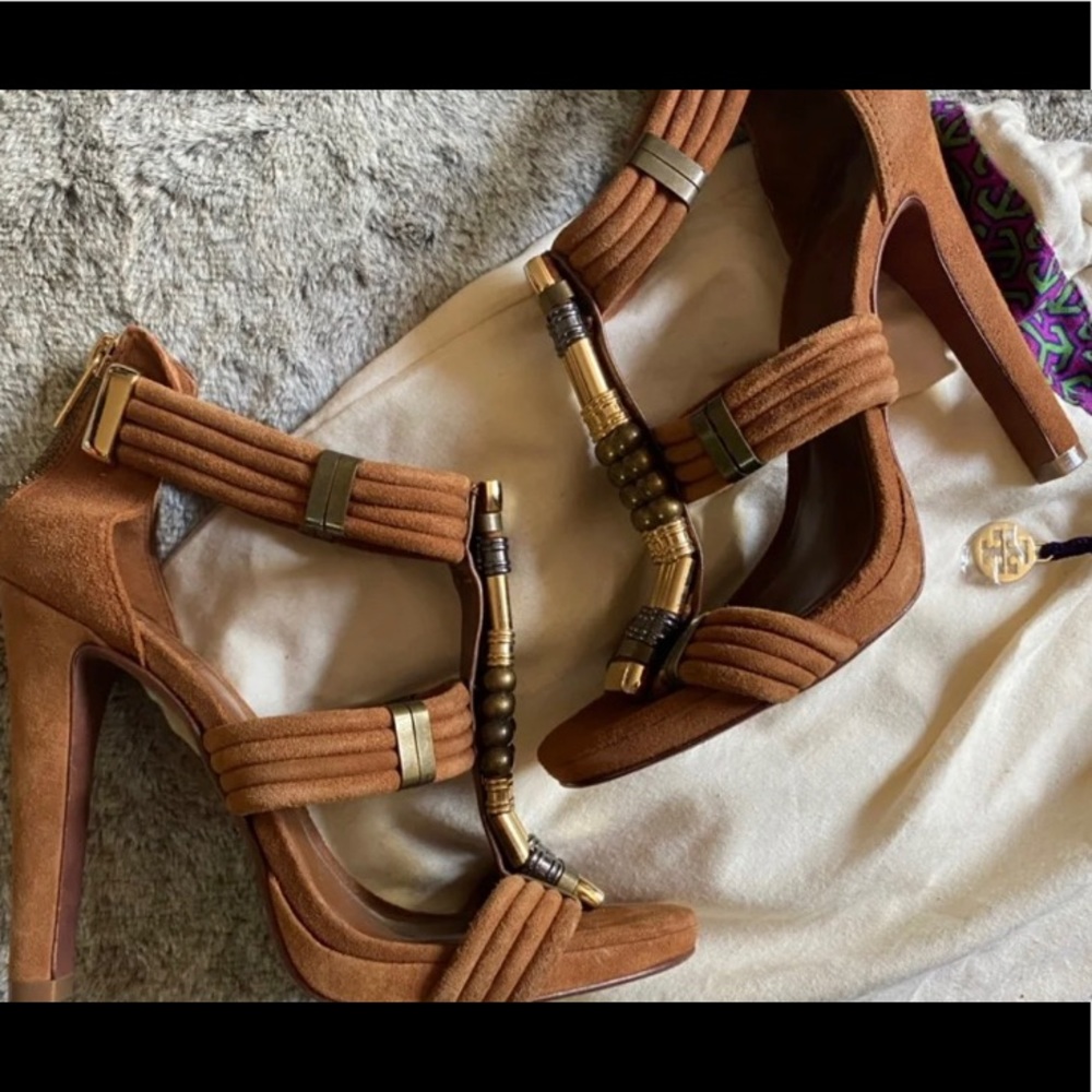 Tory Burch Stiletto Beaded Sandals WTO106893